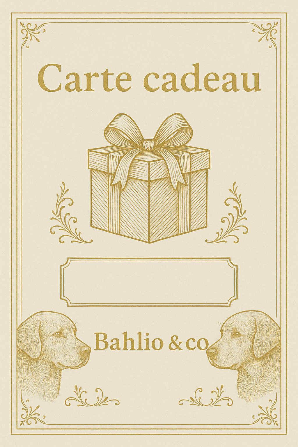 Carte cadeau bahlio